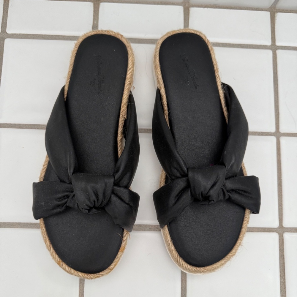 Universal Thread Black Knotted Sandals - image 2